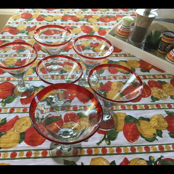 - Set of 4 Hand blown *Mexican* Glasses- unique! - Picture 3 of 4